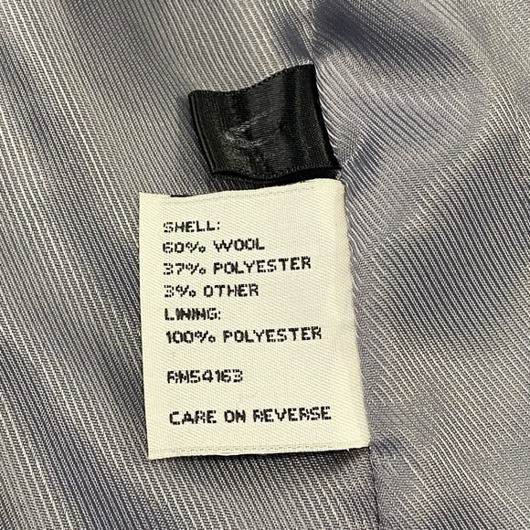 Kenneth Cole New York Black Toggle Coat Hooded Wool Blend‎ Women's Size 4 - Picture 8 of 15